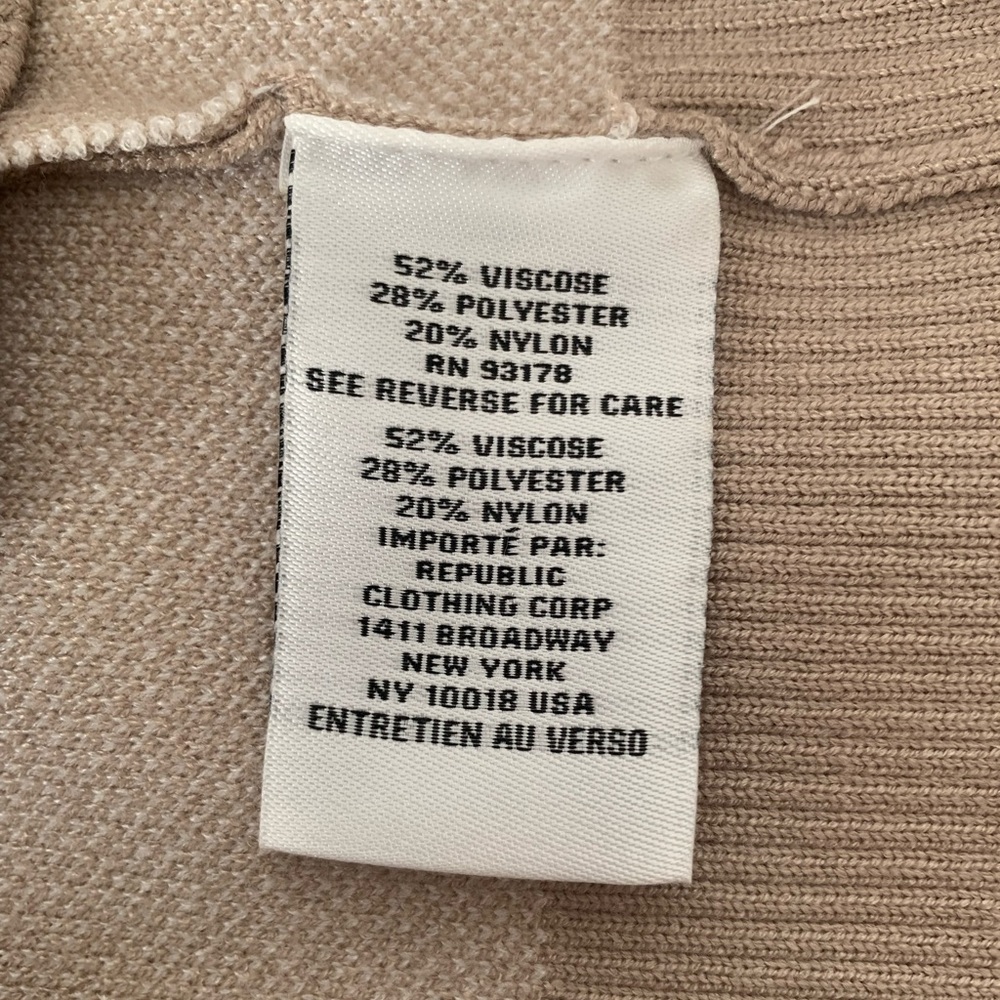 NWT Jason Wu Sweater: Beige w/White Horses, Crewneck, Long Sleeves, Viscose 2X - Picture 9 of 13